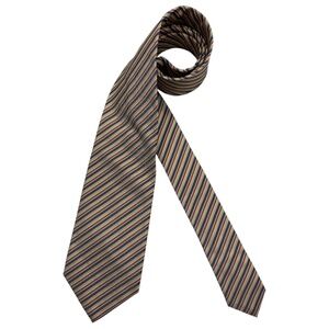 PILLING Beige Striped Silk LUXURY Tie ITALY